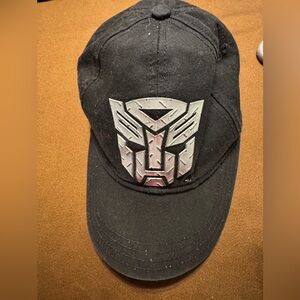 Transformer Black and Silver Youth Adjustable Cap